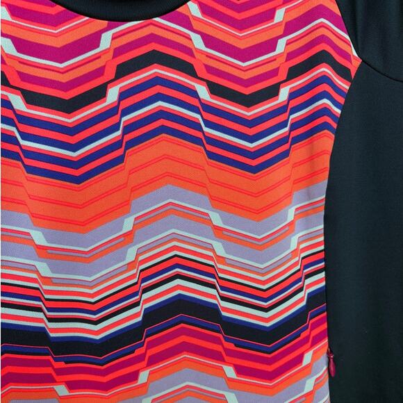 Title Nine Athletic Dress w Neon Geometric Design Tech Fabric Outdoors size S - Picture 9 of 12